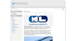 Desktop Screenshot of mldistribuciones.com